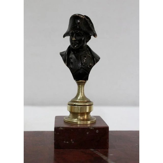 Metal Napoleon III Double Inkwell For Sale - Image 7 of 18