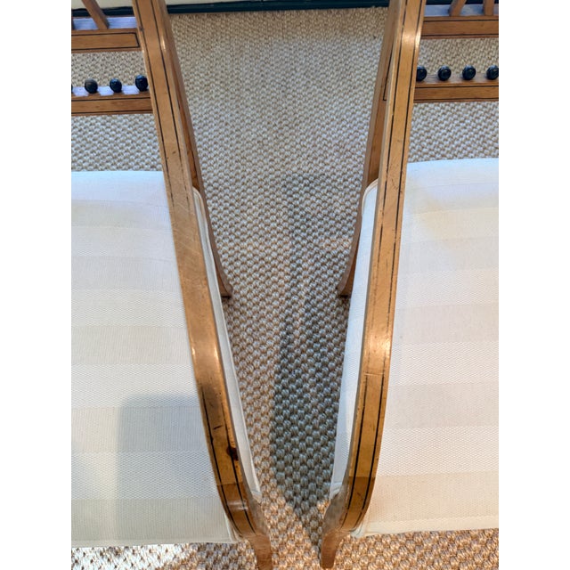 Pair of Antique Empire Chairs For Sale In Washington DC - Image 6 of 13