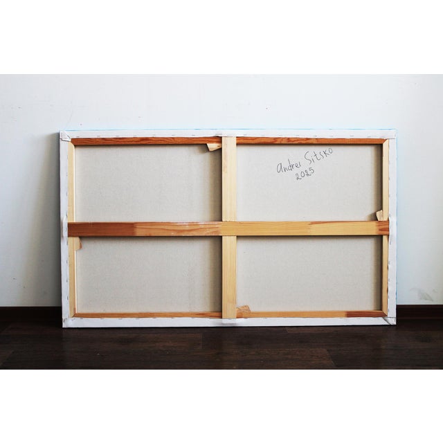 Artist Andrei Sitsko "Evening Reflection. Lago Di Garda. Italy." Modern Original Painting For Sale - Image 9 of 10