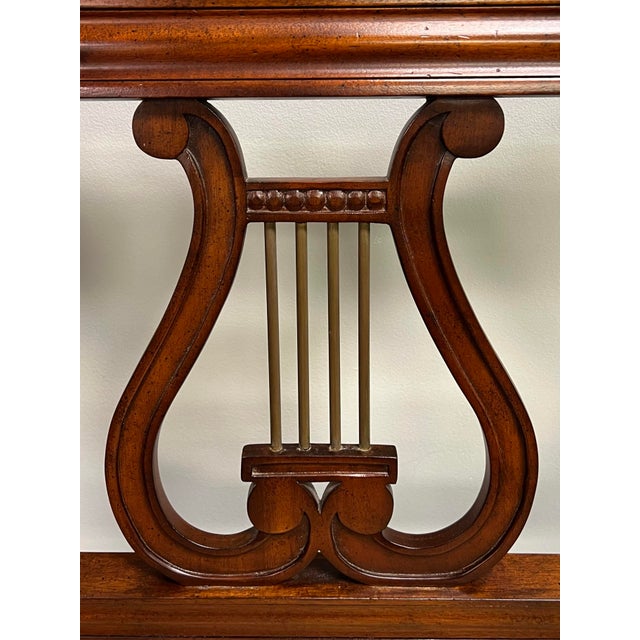 Thomasville Collectors Edition Lyre Back Armchairs - A Pair For Sale - Image 9 of 11