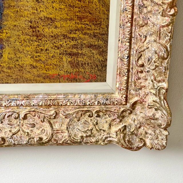 John Mackie, Entrance to Ceret, Pastel, 1993, Framed For Sale - Image 10 of 11