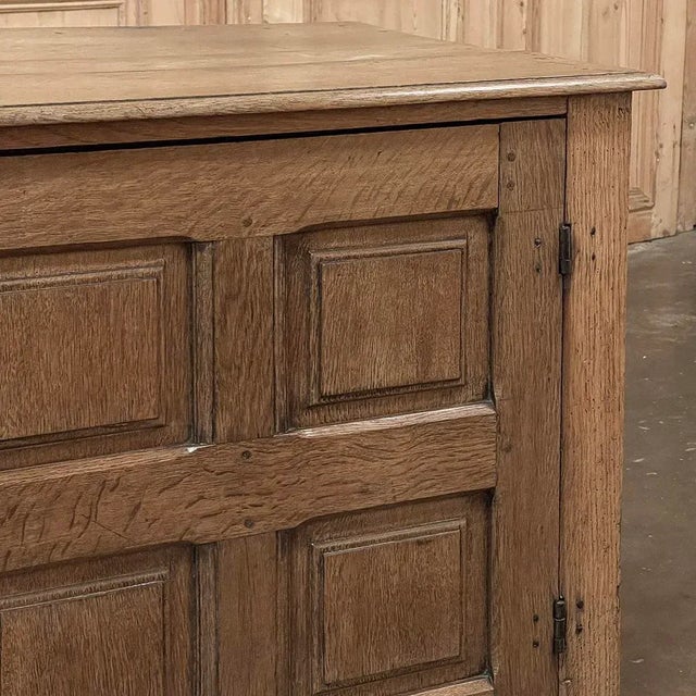 19th Century Rustic Oak Cabinet ~ Chest of Drawers For Sale - Image 9 of 12