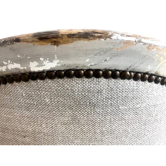 Wood Pair of 19th C French Provincial Style Armchairs For Sale - Image 7 of 10