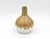 A vintage porcelain vase of globular form with a slender attenuated neck designed by Peter Müller for Sgrafo Modern of...