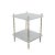 Wood and Brass Faux Bamboo Legs White Sofa Side Table, For Sale - Image 11 of 12
