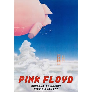 Pink Floyd Concert Poster for Oakland Coliseum attributed to Randy Tuten, 1977 For Sale