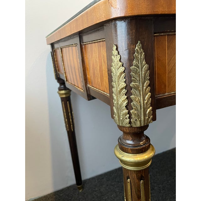 Early 19th Century Early 19th Century Louis XVI Desk, Bureau Plat For Sale - Image 5 of 11