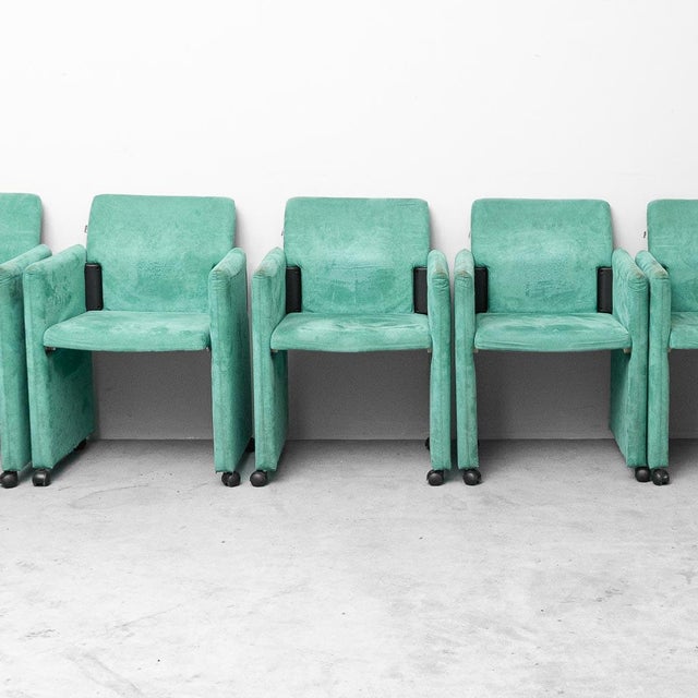 Roota Armchairs by Franco Buzzatti and Enrico Rocchi for Deko, 1970s, Set of 6 For Sale - Image 4 of 14