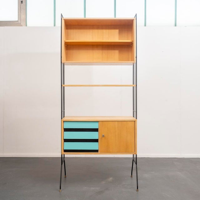 Mid-Century Modern Freestanding Shelving System, 1960s For Sale - Image 3 of 18