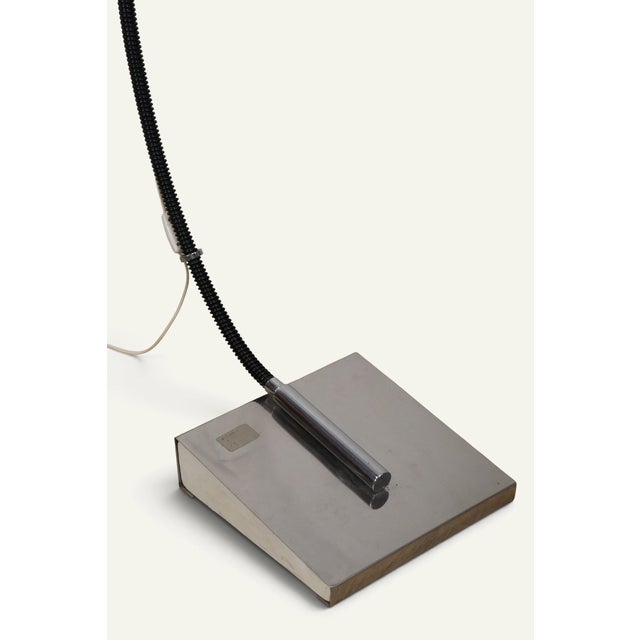 Vintage Arc Floor Lamp with Chromed Metal Arm, 1970 For Sale - Image 14 of 18