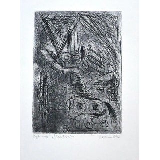 Composition - Original Etching on Paper - 1942 1942 For Sale