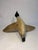 Vintage Hand Carved Wood and Canvas Duck Decoy For Sale - Image 10 of 10