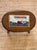 Brown Antique Footstool With Hand Hooked Detailed Top For Sale - Image 8 of 8