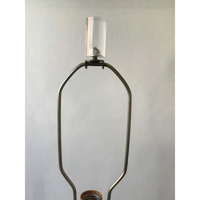1980s 1980s Stacked Lucite Lamp For Sale - Image 5 of 8