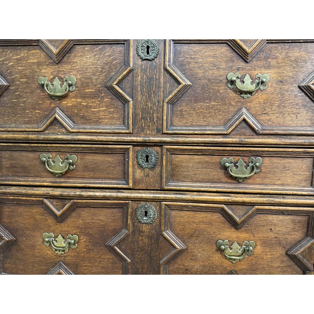 18th Century Oak Chest of Drawers, 1790s For Sale - Image 13 of 15
