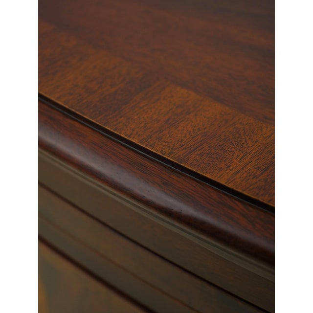 Brown Henkel Harris Mahogany Bow Front Server For Sale - Image 8 of 18