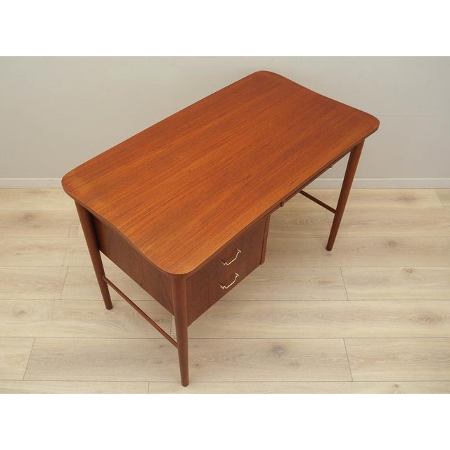 Wood Danish Teak Desk, 1960s For Sale - Image 7 of 15