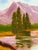 Impressionist Landscape Painting in Modern Maple Gallery Frame For Sale In Dallas - Image 6 of 8