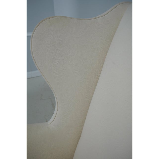 Kindel 18th Century Style Chippendale Mahogany Wing Chair For Sale - Image 13 of 18