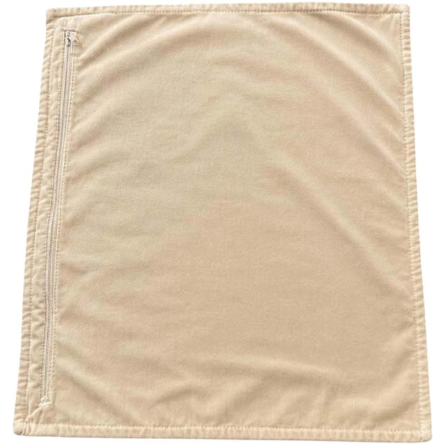 Pottery Barn (1) 20”x20” Pottery Barn Beige Corduroy Pillow Cover For Sale - Image 4 of 4