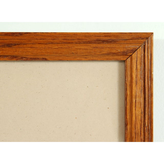 Antique 19th C. Framed Lithograph Print of Barbary Lion / Lioness For Sale - Image 4 of 7