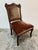 Design Plus Gallery presents a Velvet Side Chair from the Victorian Era. This eastlake style chair has a carved wood frame...