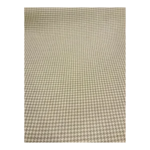 Transitional Sage and Cream Houndstooth Designer Fabric. - 9.5 Yards