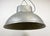 Gray Large Oval Industrial Polish Factory Pendant Lamp from Mesko, 1970s For Sale - Image 8 of 16