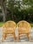 Vintage Coastal Stick Rattan Dining Chairs - Set of 4 For Sale - Image 10 of 11