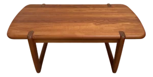 Teak Coffee Table by Niels Bach for Randers Møbelfabrik, 1960s