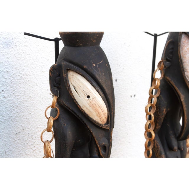 Antique Bamana Jo Society Couple on Custom Stand For Sale - Image 9 of 11