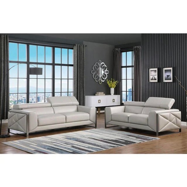 MI-989 Giorgio 3-Piece Genuine Italian Leather Living Room Set by New Era Innovations Brand new in box. This stunning...