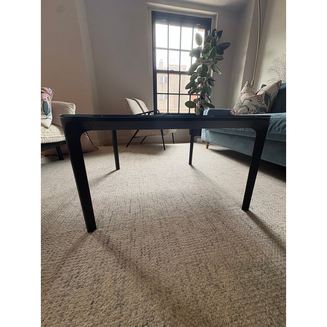 Beautiful glass-top Italian imported coffee table. * 31.25 inches square, 18 inches tall * rounded corners * excellent...