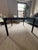 Beautiful glass-top Italian imported coffee table. * 31.25 inches square, 18 inches tall * rounded corners * excellent...