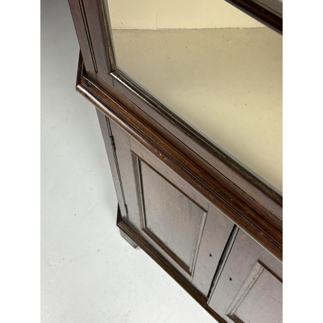 English corner cabinet. 201H x 95W x 50D cm.