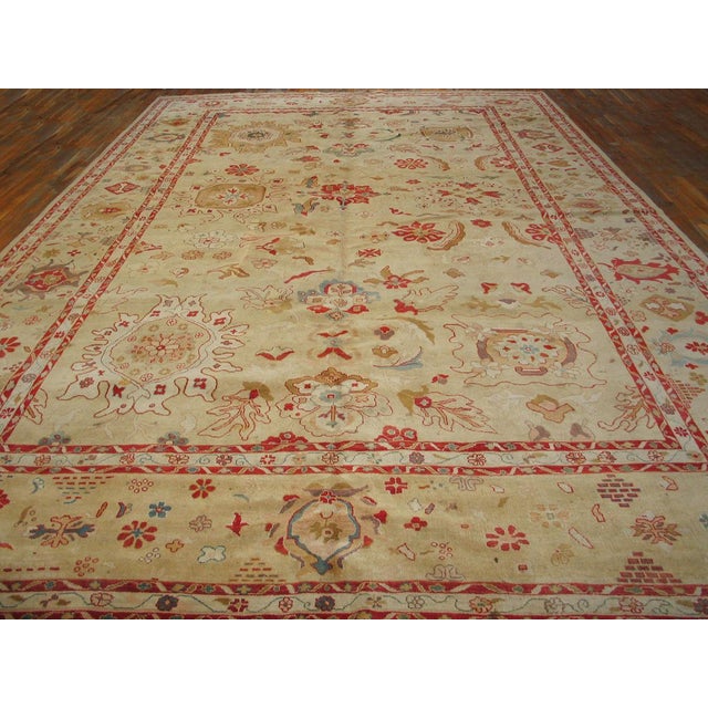 Vintage 1980s Sultanabad Carpet ( 11'8'' x 19' - 355 x 580 )