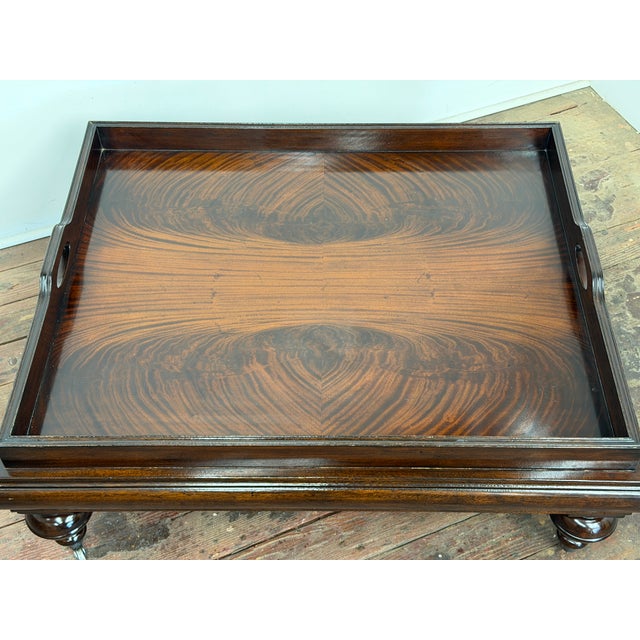 Wood New Bohemian Mahogany Cocktail Table by Ralph Lauren For Sale - Image 7 of 16