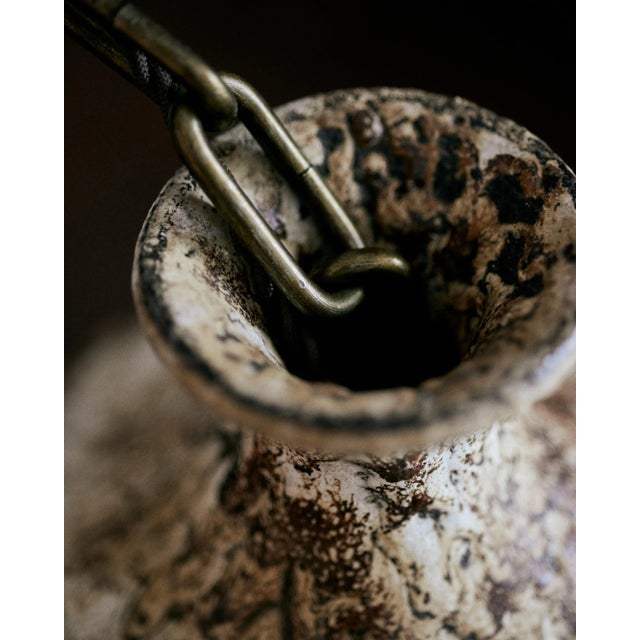 1970s Vintage Ceramic Pendant Light For Sale - Image 9 of 10