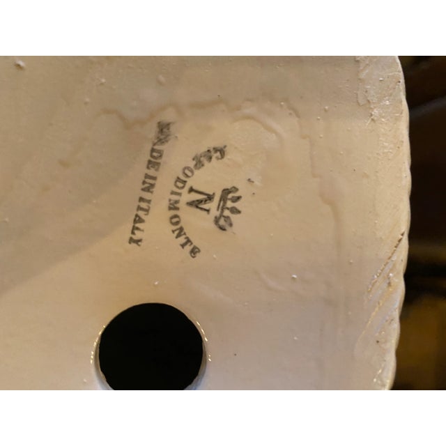 French Italy Pink Roses Basket For Sale - Image 3 of 5