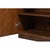 Modern Bowfront Walnut Credenza - Sculpted Stainless Pulls For Sale - Image 4 of 12