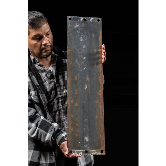 Industrial Antique SSP Power Line Danger Sign For Sale - Image 3 of 8