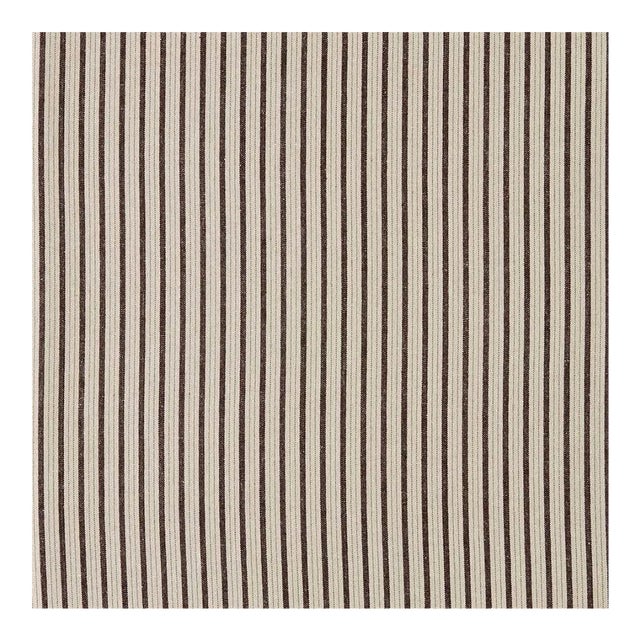 Sanderson Tetbury Stripe Fabric in Indian Oak For Sale