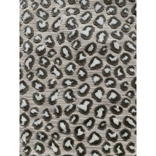1 Yard Colefax and Fowler Wilde Leopard Velvet Fabric For Sale