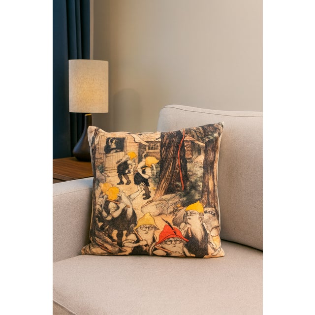 Arts & Crafts Exquisite Luxury Arts & Crafts Sofa Cushions – 1920s Design For Sale - Image 3 of 3