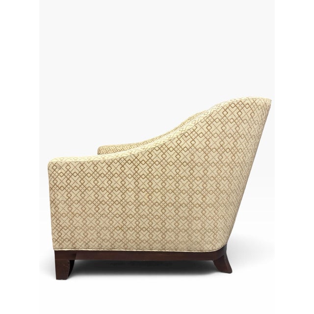 Baker Furniture Company Laura Kirar Baker Furniture Neue Lounge Chair For Sale - Image 4 of 10