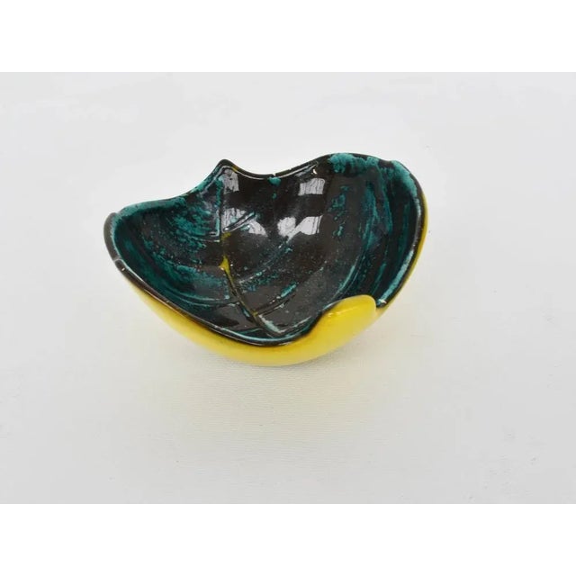 Small French Glazed Ceramic Bowl, 1960s, in Good conditions. Designed 1960 to 1969 This piece is designed in the style of...