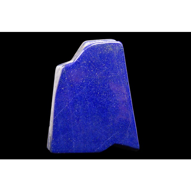 Beautifully polished lapis lazuli mineral specimen from Afghanistan. This semi-precious stone has been prized since...