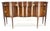 Traditional Baker Crotch Mahogany Serpentine Front Federal Sideboard Credenza Cabinet For Sale - Image 3 of 11