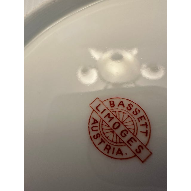 Set of Three(3) vintage Limoges Basset porcelain serving dishes made in Austria in 1940. Crafted with high-quality...