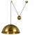 1960s Posa Pendant in Brass with Side Counter Weight attributed to Florian Schulz, 1960s For Sale - Image 5 of 8